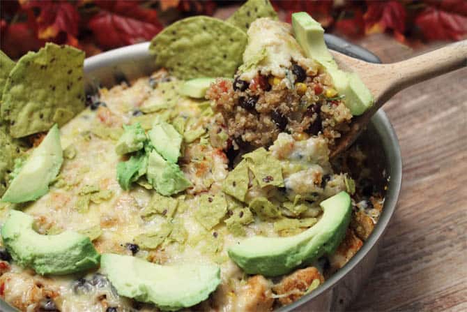 Mexican Quinoa Bake 670 | 2CookinMamas