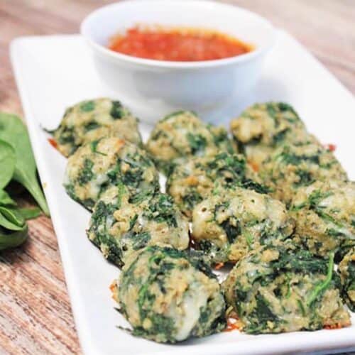 Spinach Balls square 700 | 2 Cookin Mamas
