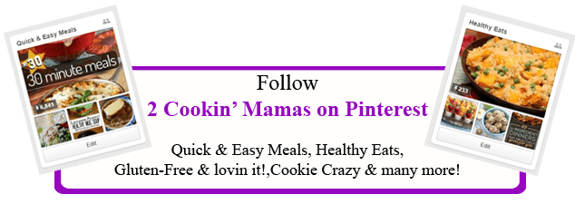 Follow 2CookinMamas on Pinterest