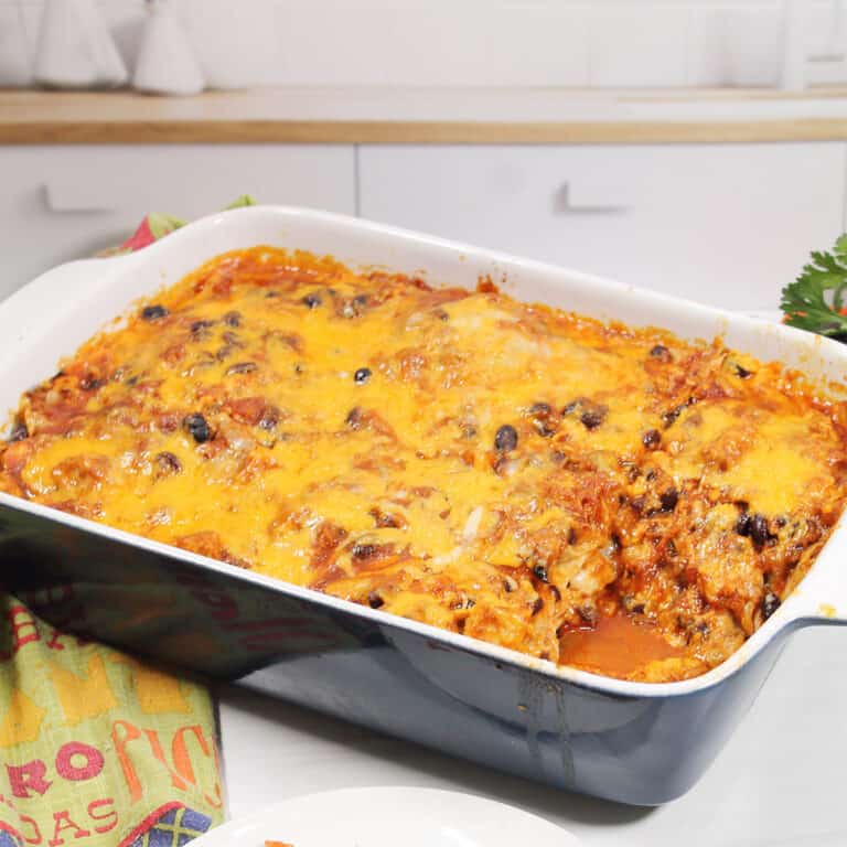 Turkey Enchilada Casserole 2 Cookin Mamas