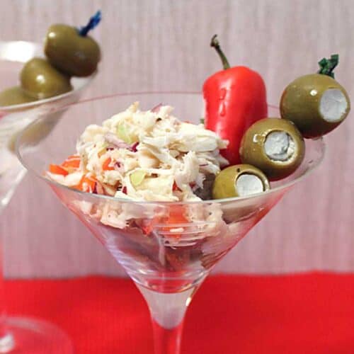 Crab Martini square 2 | 2 Cookin Mamas