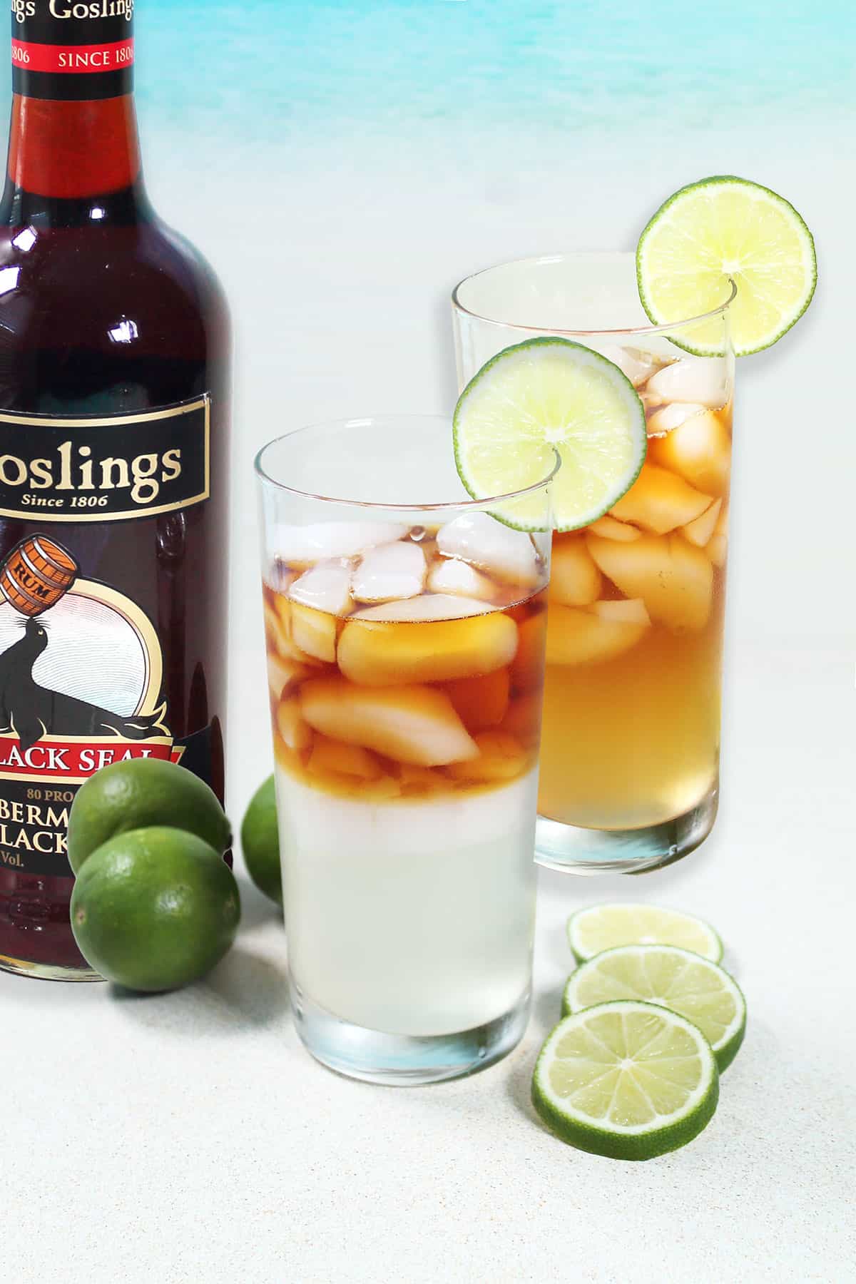 Stirred and unstirred cocktails.