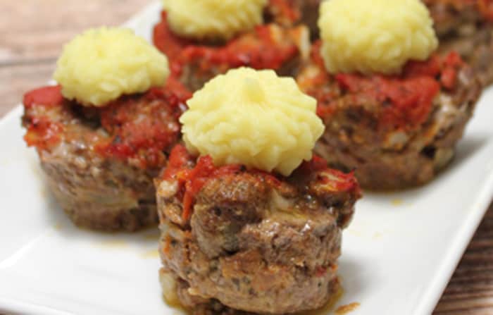 Meatloaf Cupcakes | 2 Cookin Mamas