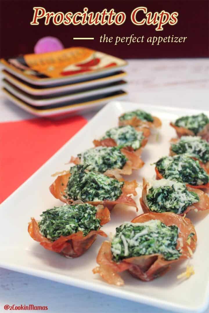 Prosciutto Cups Awesome Game Day Appetizer 2 Cookin Mamas