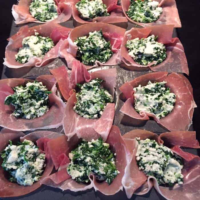 Prosciutto Cups prep|2CookinMamas