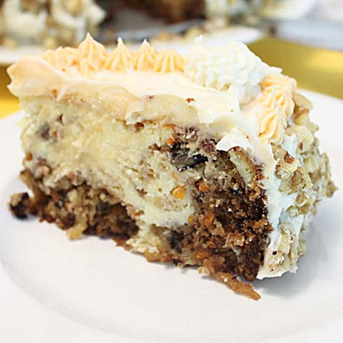 Carrot Cake Cheesecake Recipe | RecipeLion.com