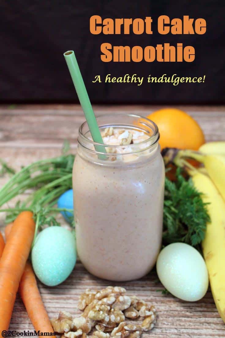 healthy carrot cake smoothie
