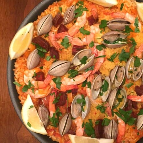 Quick and Easy Perfect Paella - 2 Cookin Mamas