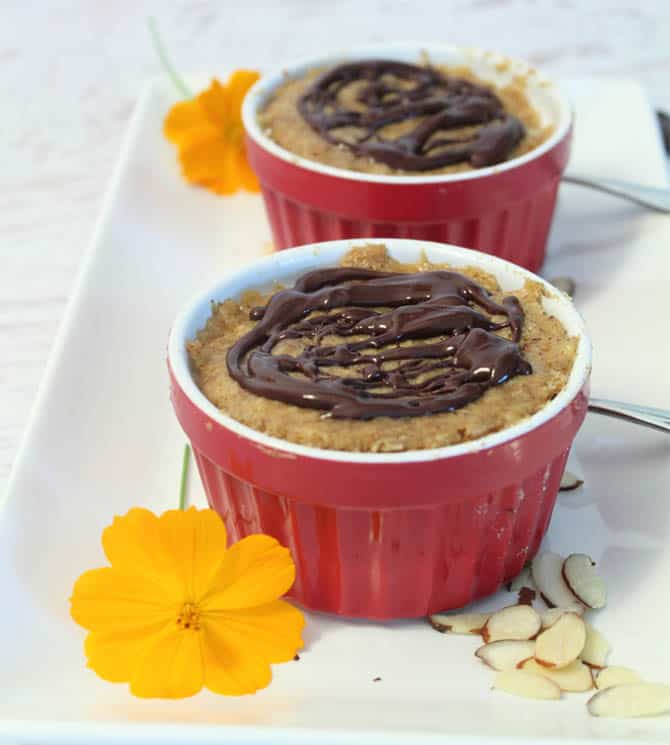 Almond Butter Mug Cake 2 Cookin' Mamas