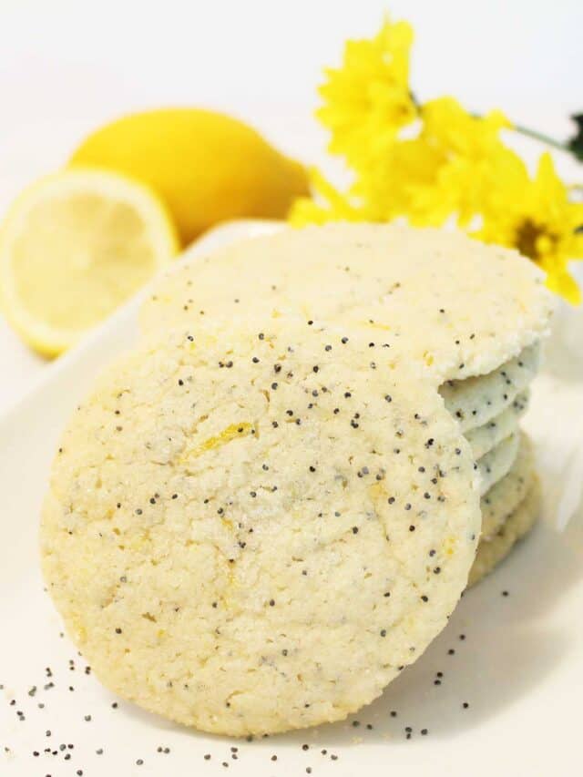 Lemon Poppy Seed Cookies 2 Cookin Mamas