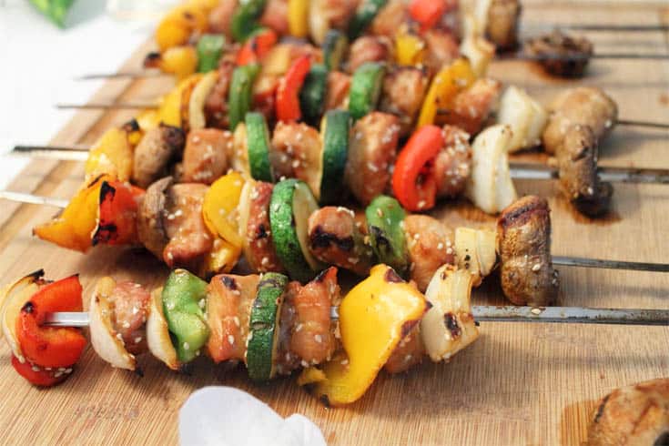 Korean BBQ Kabobs - Easy Summer Grilling - 2 Cookin' Mamas