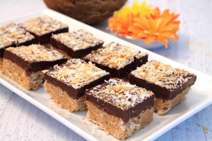 No Bake Almond Joy Bars 2 | 2 Cookin Mamas