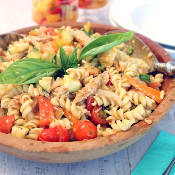 Summer Pasta Salad - Ready in 30! - 2 Cookin Mamas