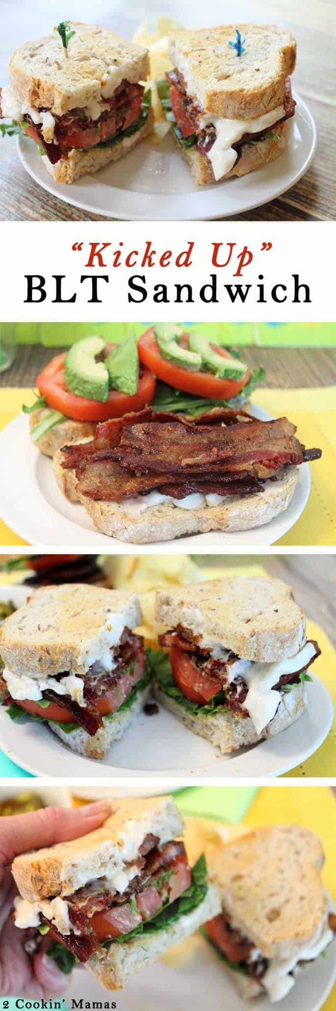 A Kicked Up BLT Sandwich - 2 Cookin' Mamas