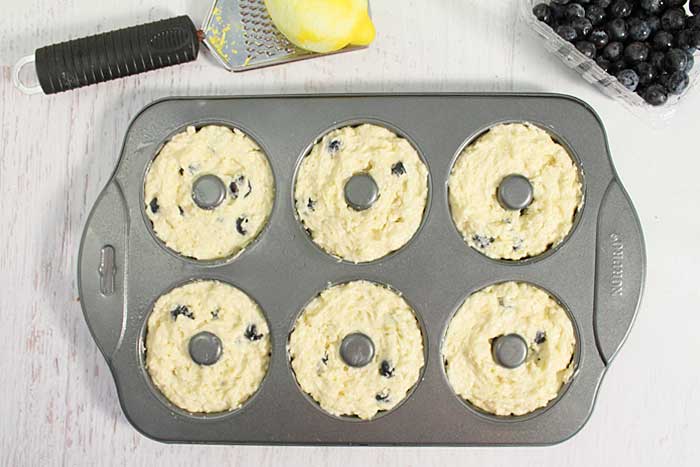 Lemon Blueberry Doughnuts ready to bake A