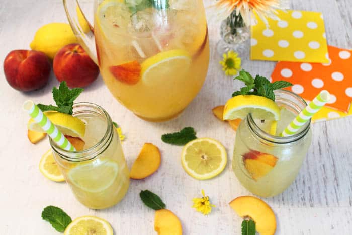 Peach Lemonade 1 | 2 Cookin Mamas