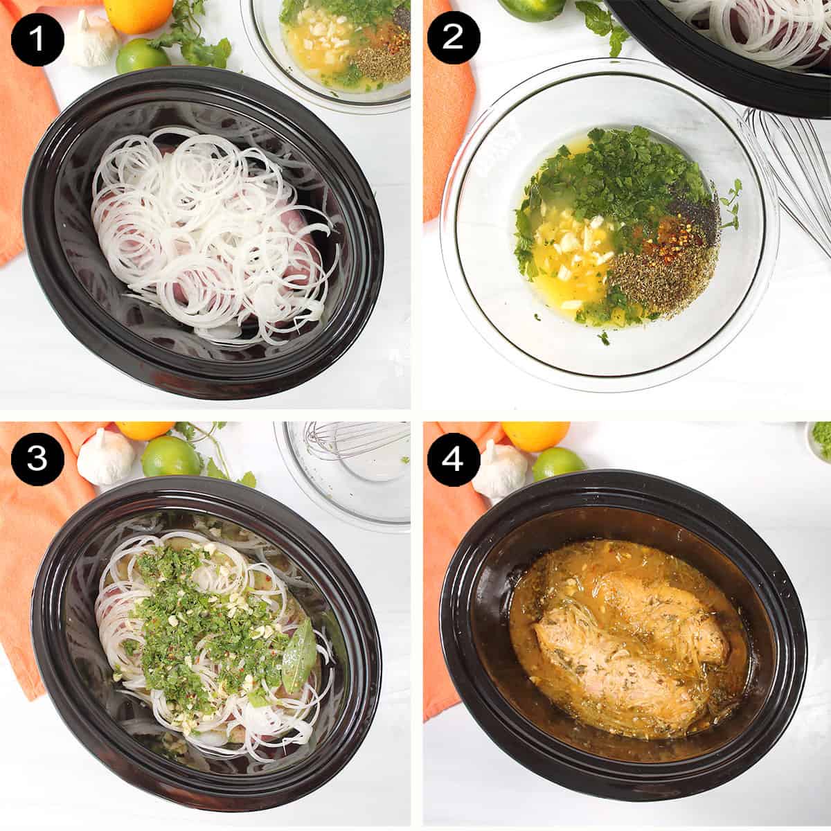 How to make Mojo Cuban Pork in slow cooker.