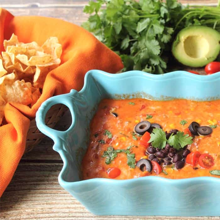 Hot & Spicy Mexican Cheese Dip 2 Cookin Mamas