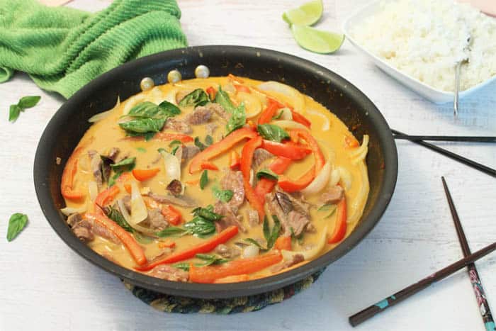 Thai Red Curry with Beef 2 | 2 Cookin Mamas