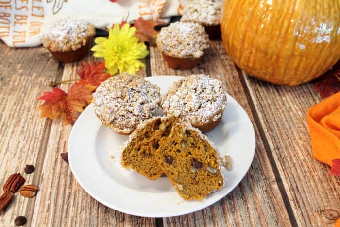 chocolate-chip-pumpkin-muffins-cut-1 | 2 Cookin Mamas