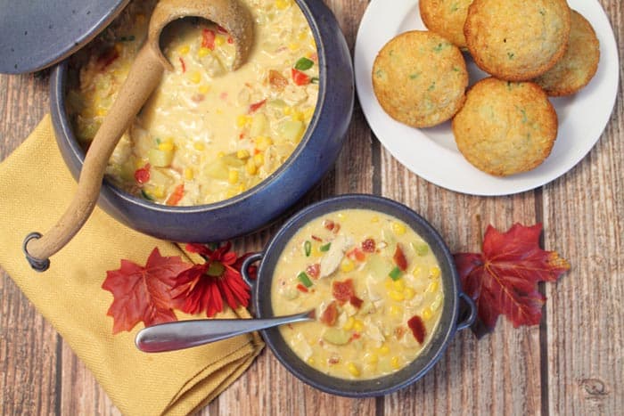 Chicken Corn Chowder 4 | 2 Cookin Mamas