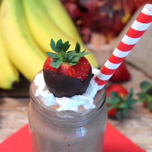 Chocolate Covered Strawberry Smoothie square