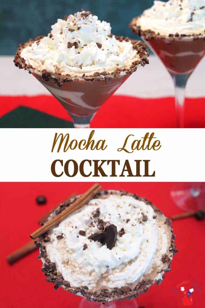 Mocha Latte Cocktail NEW | 2 Cookin Mamas This decadent mocha latte cocktail will warm you from the inside out. Hot coffee is combined with coffee tequila, white chocolate liqueur and cream for a rich, chocolaty drink that's perfect for the cold weather ahead. #cocktail #tequila #Godivaliqueur #recipe