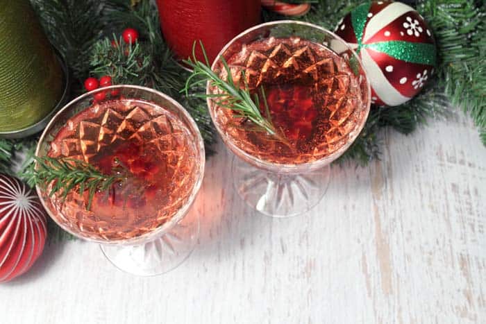 Sparkling Pomegranate Cocktail 4 | 2 Cooking Mamas