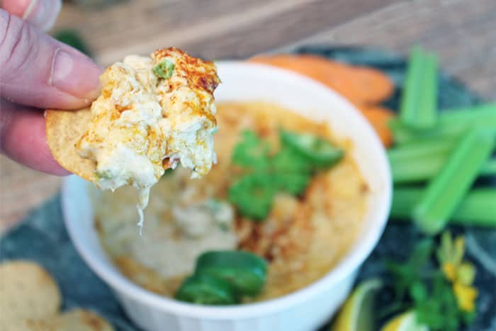 Hot Tuna Dip closeup | 2 Cookin Mamas