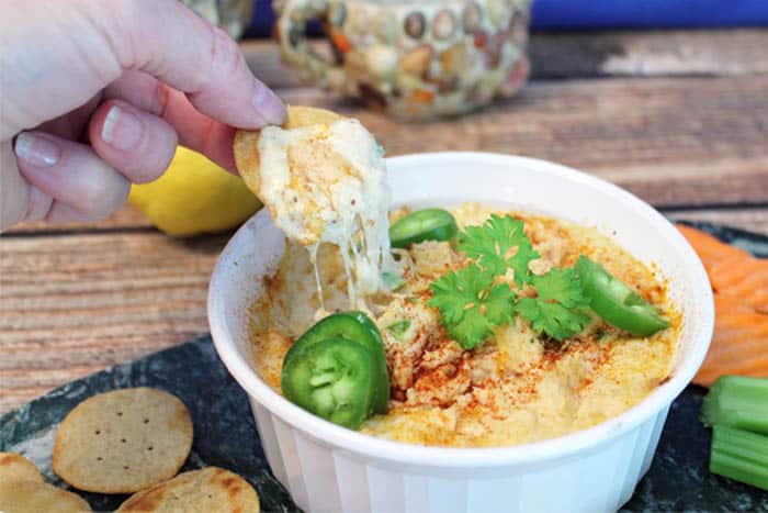 Cheesy Hot Tuna Dip | 2 Cookin Mamas