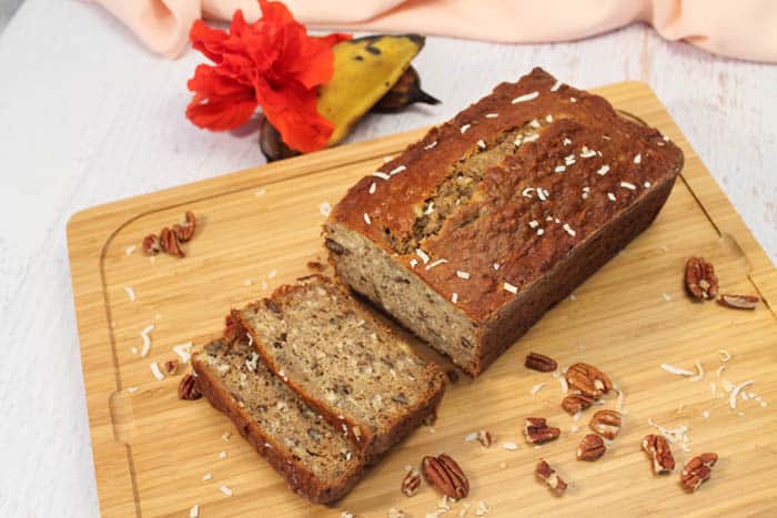 Tropical Coconut Banana Bread 1 | 2 Cookin Mamas