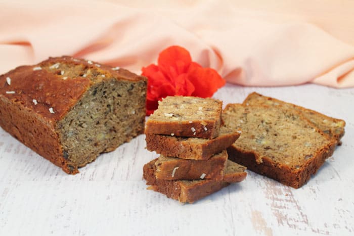 Tropical Coconut Banana Bread 4 | 2 Cookin Mamas