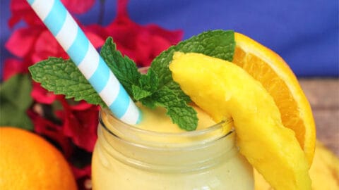 Mango Orange Protein Smoothie 2 Cookin Mamas