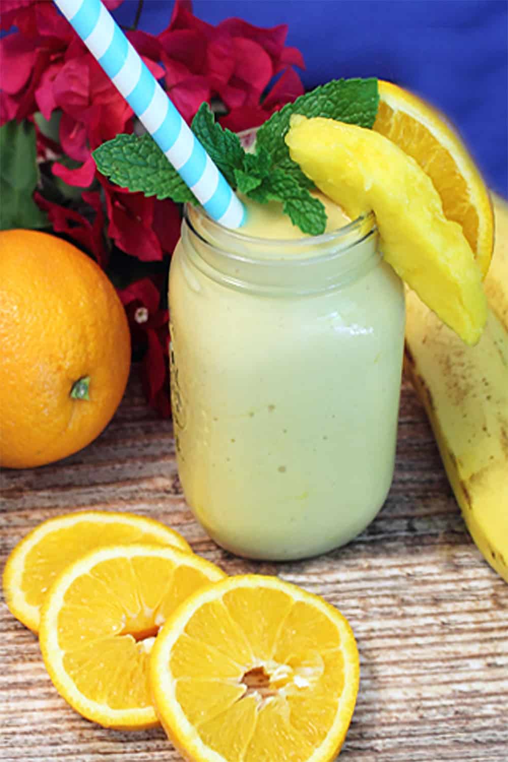 Mango Orange Protein Smoothie - 2 Cookin Mamas