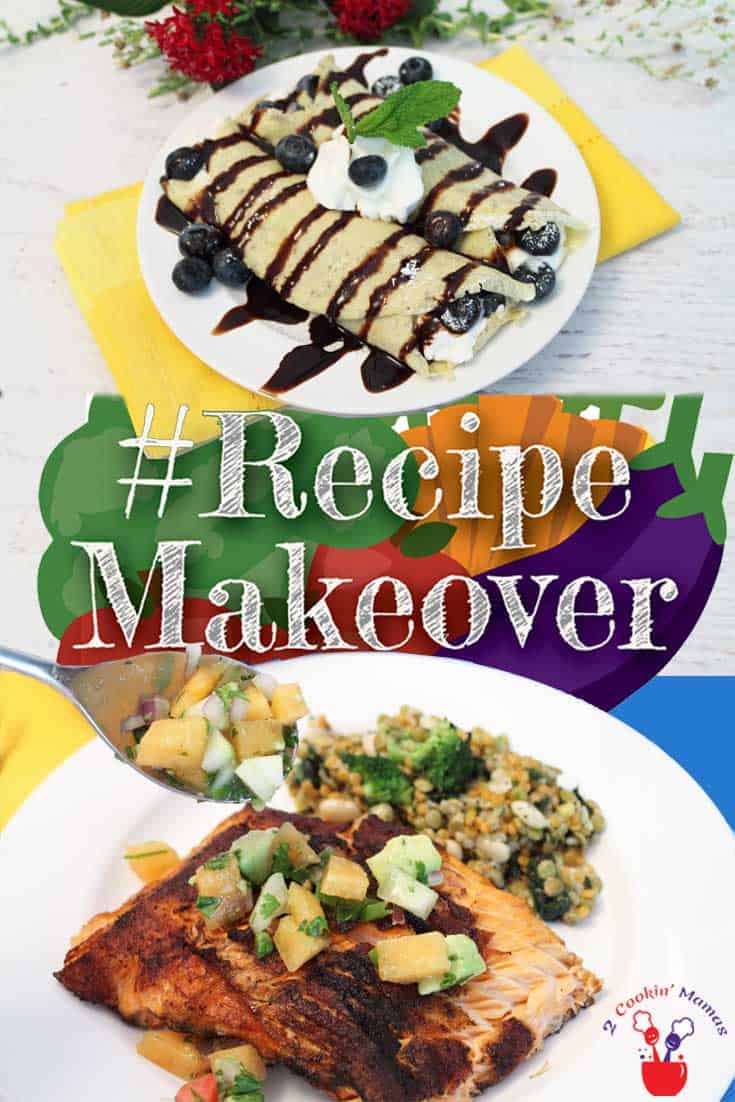All week over 40 food bloggers will be recreating your favorite recipes into healthier ones. Join us for #RecipeMakeover week and our great giveaway.