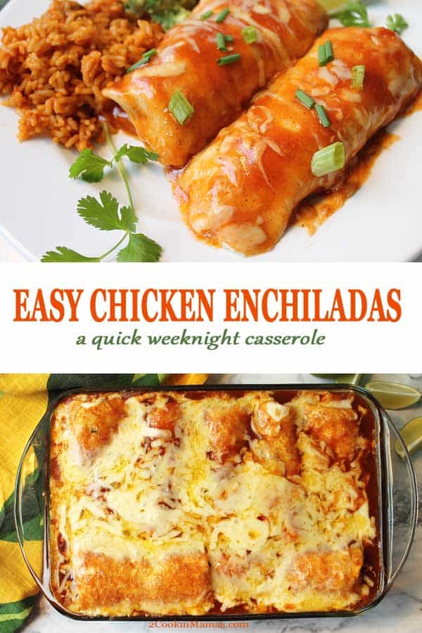 Easy Chicken Enchiladas