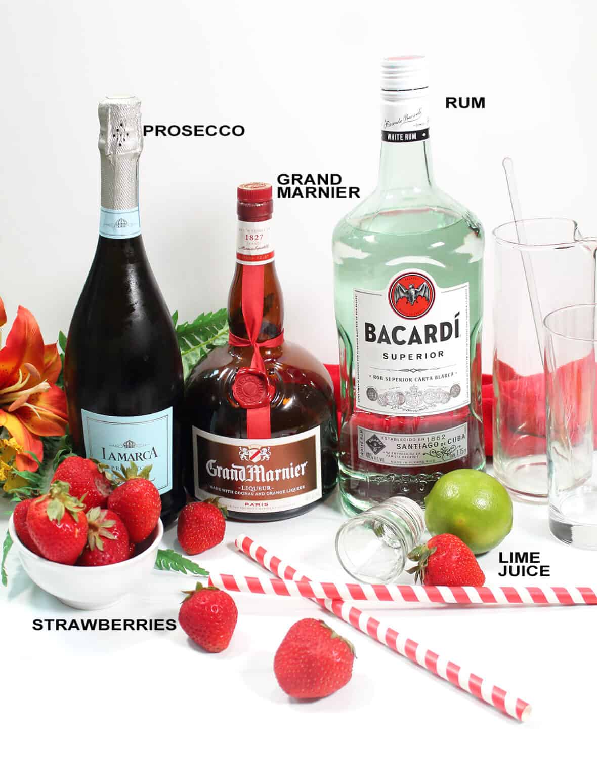 Strawberry Rum Cocktail 2 Cookin Mamas