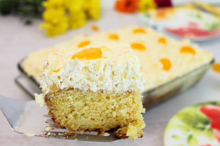 Mandarin Orange Cake 4 | 2 Cookin Mamas