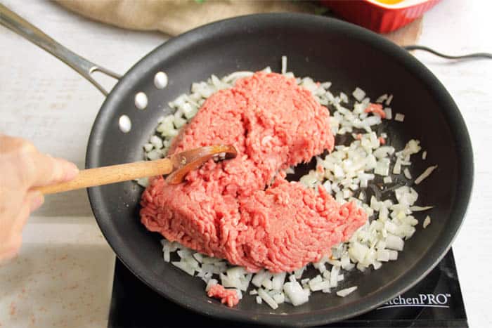 Taco Stuffed Peppers prep 5 | 2 Cookin Mamas