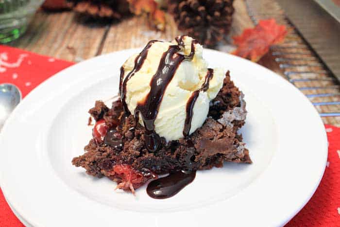 Black Forest Crisp closeup | 2 Cookin Mamas