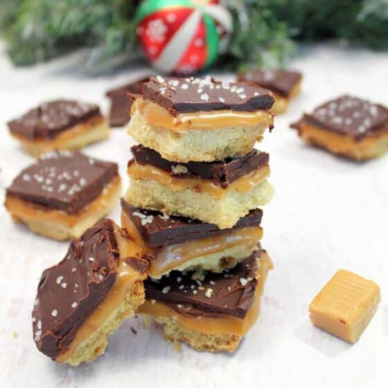 Shortcut Millionaire Cookie Bars square | 2 Cookin Mamas