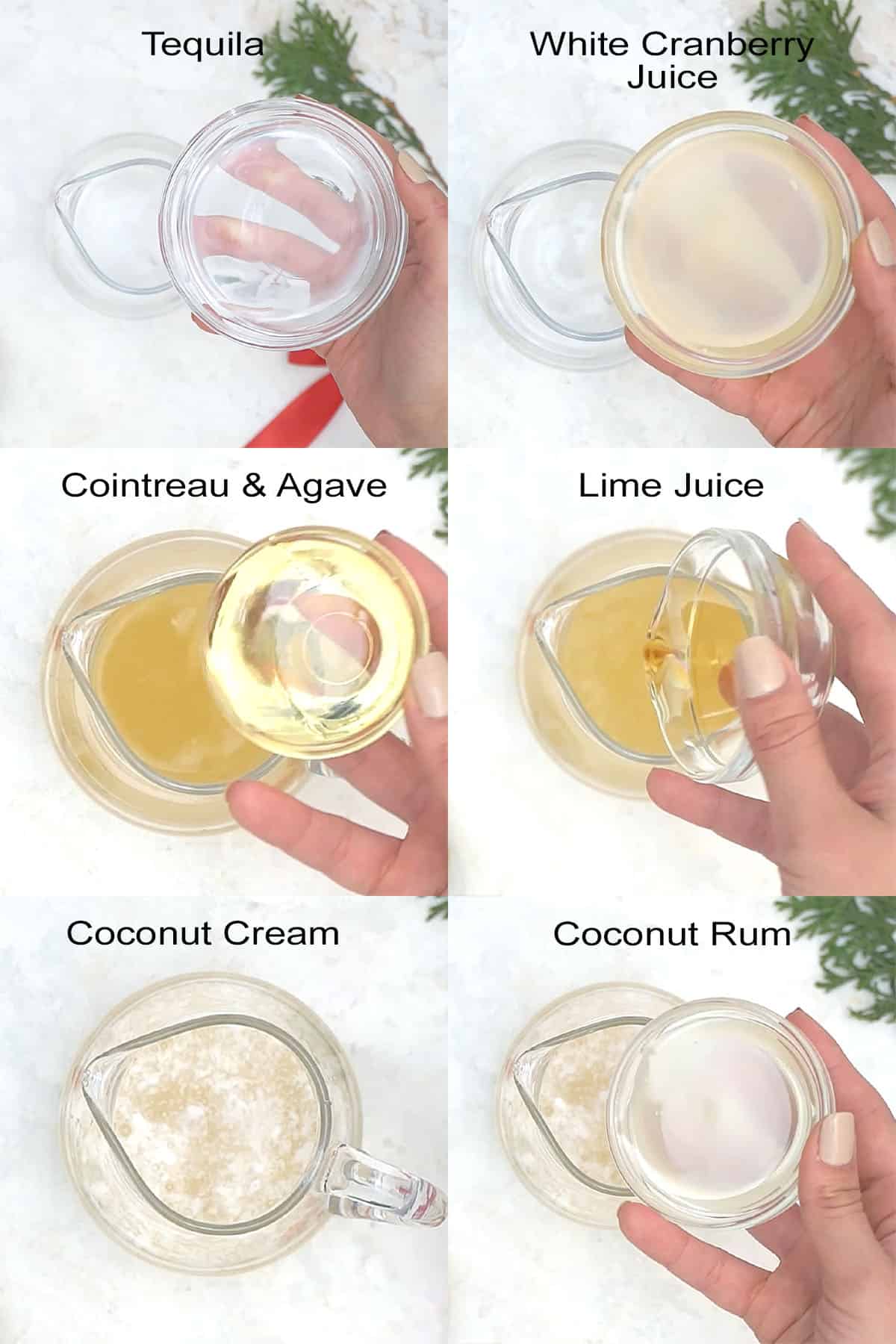 Easy steps to make white margarita.