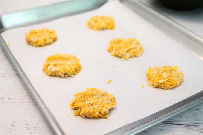 Cheesy Rice Crisps ready to bake | 2 Cookin Mamas