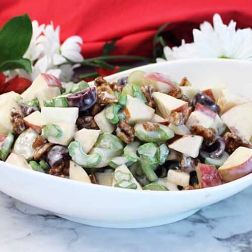 Healthy  Fruity Waldorf Salad  2 Cookin Mamas