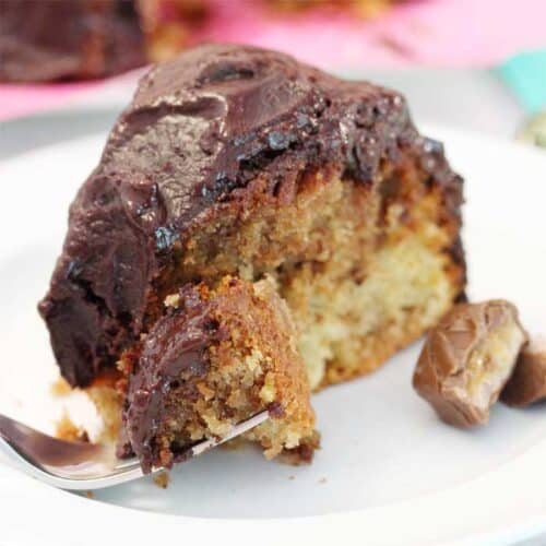 Milky Way Cake slice square | 2 Cookin Mamas