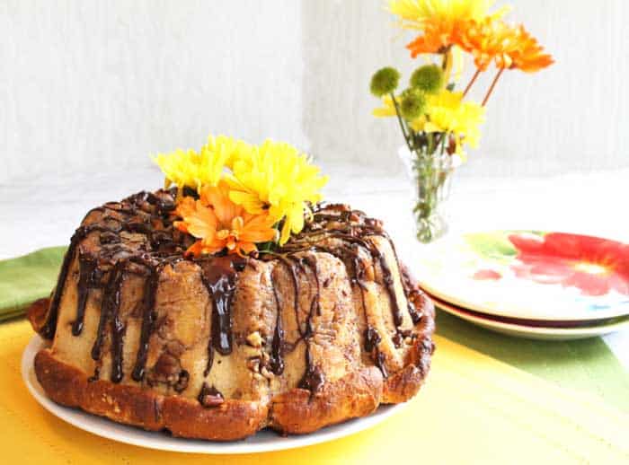 Nutella Monkey Bread closeup