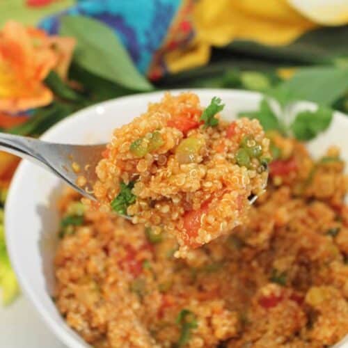 Spanish Quinoa square 2 | 2 Cookin Mamas