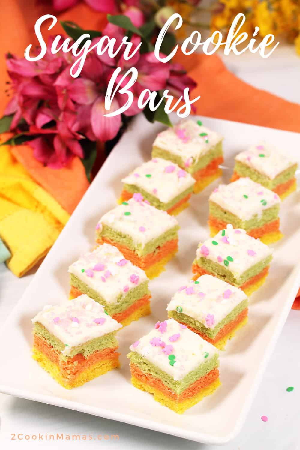 Best Sugar Cookie Bars with Frosting