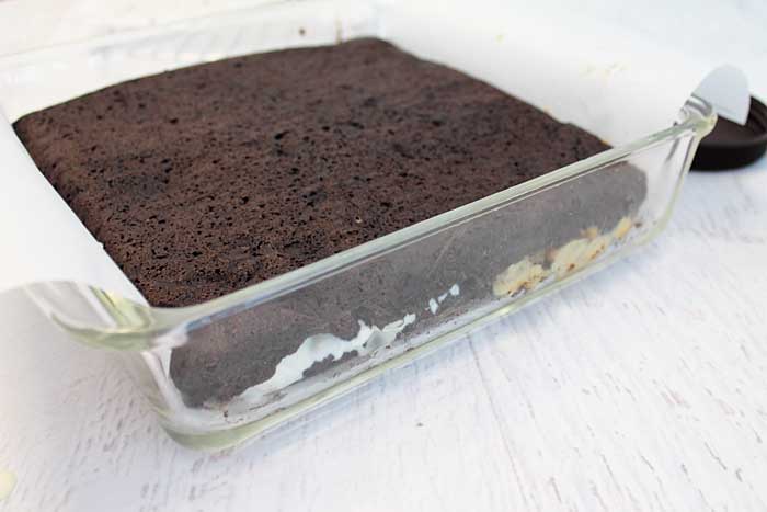 Homemade Ice Cream Sandwiches top with chocolate wafer