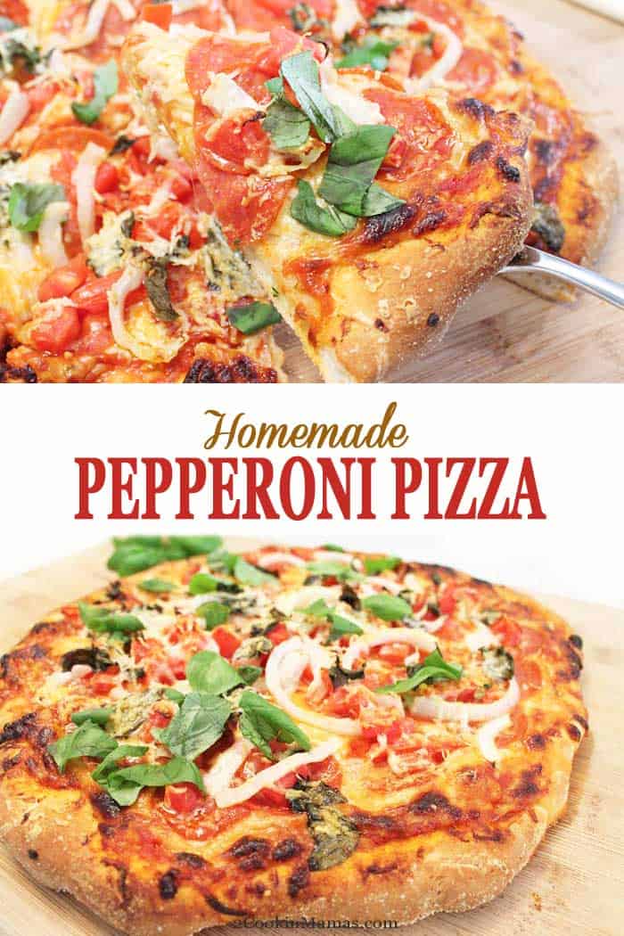 Homemade Pepperoni Pizza Recipe